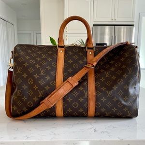 SOLD✨ Authentic Vintage Louis Vuitton Monogram Keepall Bandoulière 45 - VI 874